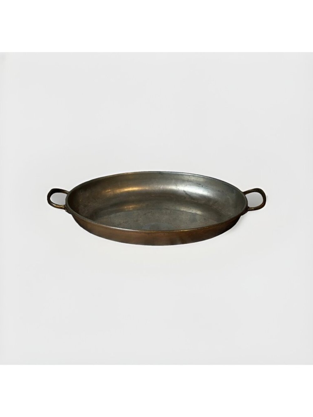 Copral Portugal Pan 12" Copper Stainless Steel Fish Sautee Gratin Double Handle